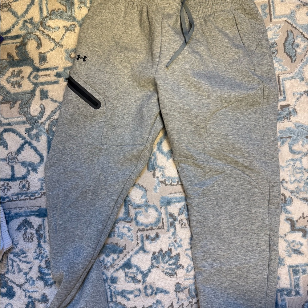 Under Armour Kids Light Gray Joggers